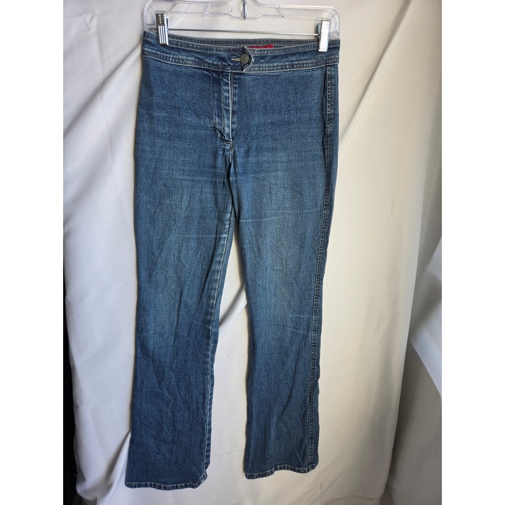 Unionbay Jeans Womens  Blue Medium Wash Regular Mid Rise Straight Leg
